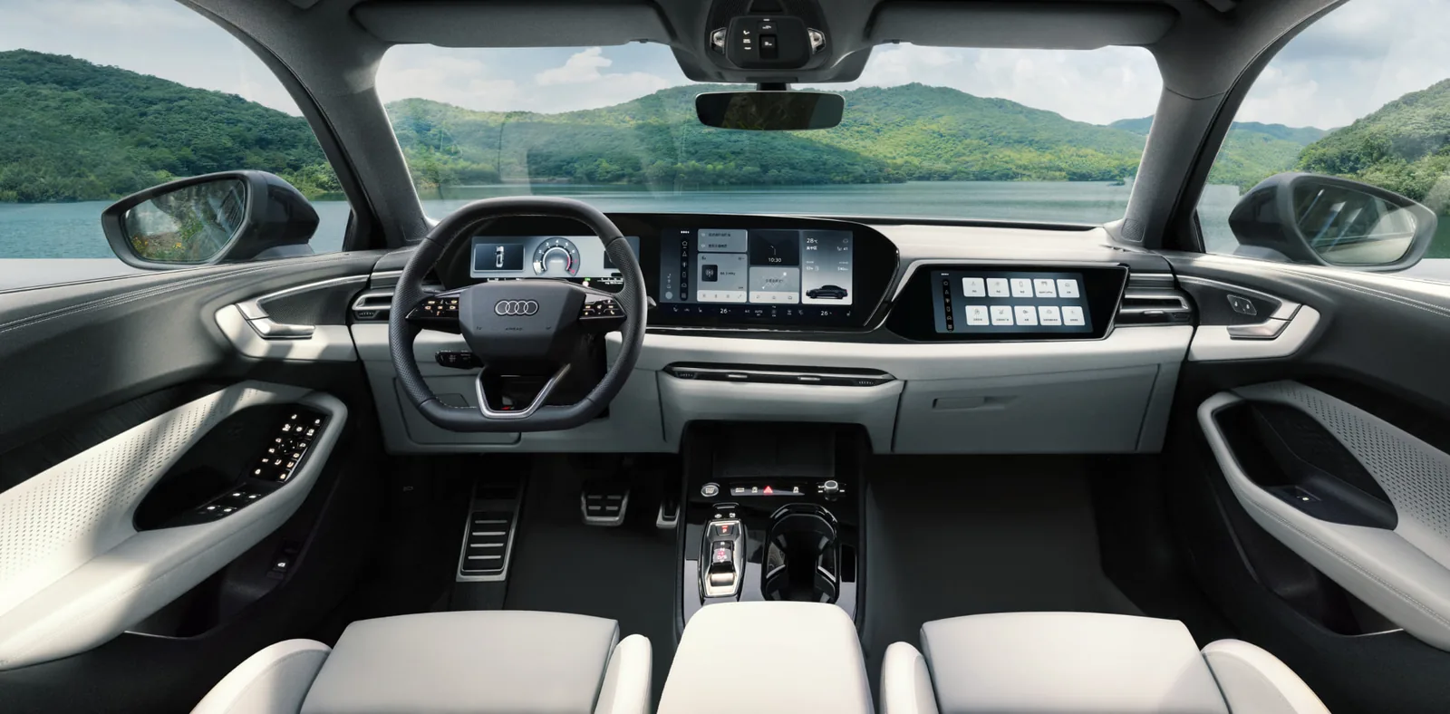 Интерьер Audi A5L 2026 — передняя панель