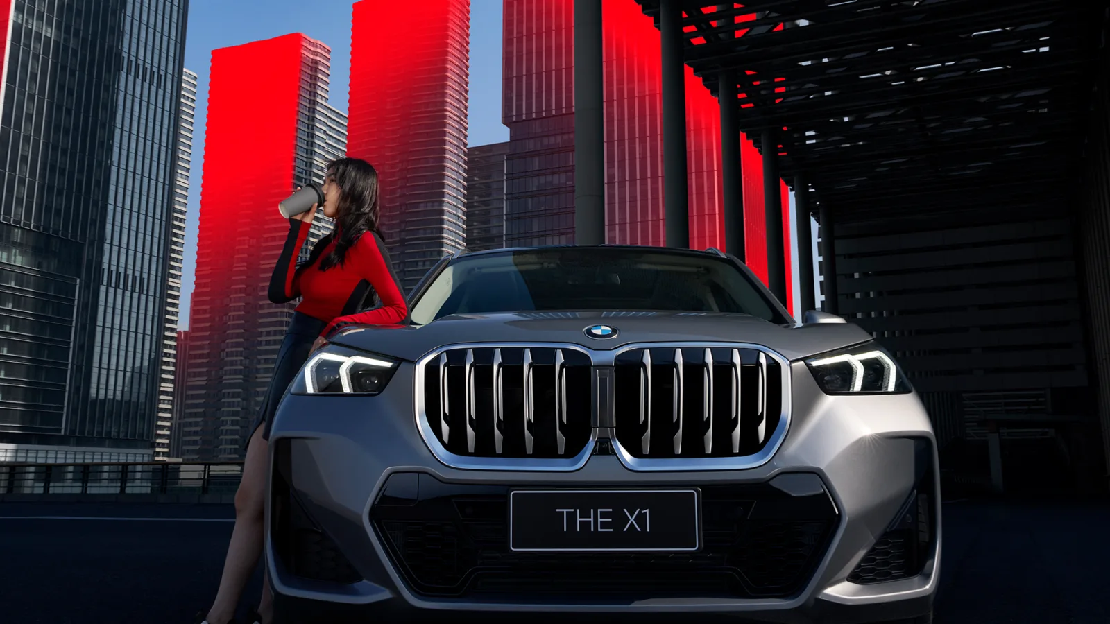 BMW X1 2026 — передняя часть и решётка радиатора