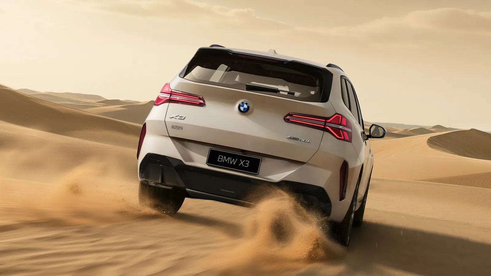 BMW X3 2026 — вид спереди три четверти