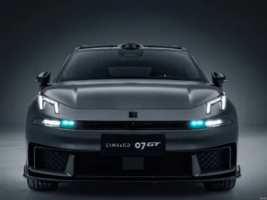 Lynk & Co 07 GT 2026 — передняя часть и лидар на крыше